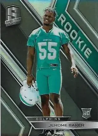 2018 Panini Spectra #163 - Jerome Baker - Miami Dolphins