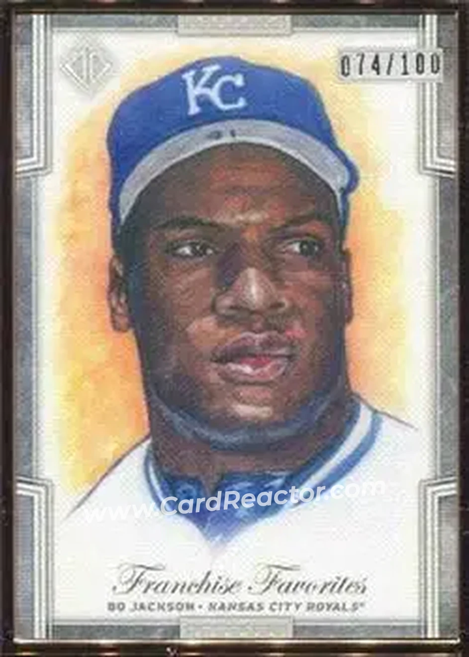 2019 Topps Transcendent Collection - Franchise Favorites Reproductions #FFR-BJ - Bo Jackson - Kansas City Royals - Front