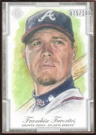 2019 Topps Transcendent Collection - Franchise Favorites Reproductions #FFR-CJ - Chipper Jones - Atlanta Braves