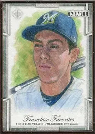 2019 Topps Transcendent Collection - Franchise Favorites Reproductions #FFR-CYE - Christian Yelich - Milwaukee Brewers