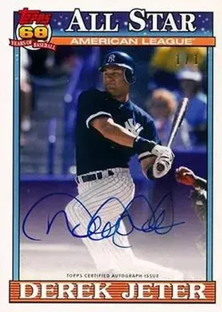 2019 Topps Transcendent Collection - Derek Jeter Through the Years Autographs #DJ-91AS - Derek Jeter - New York Yankees