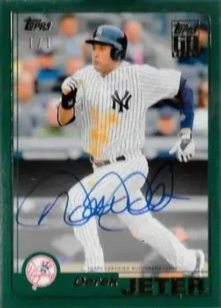 2019 Topps Transcendent Collection - Derek Jeter Through the Years Autographs #DJ-2001 - Derek Jeter - New York Yankees