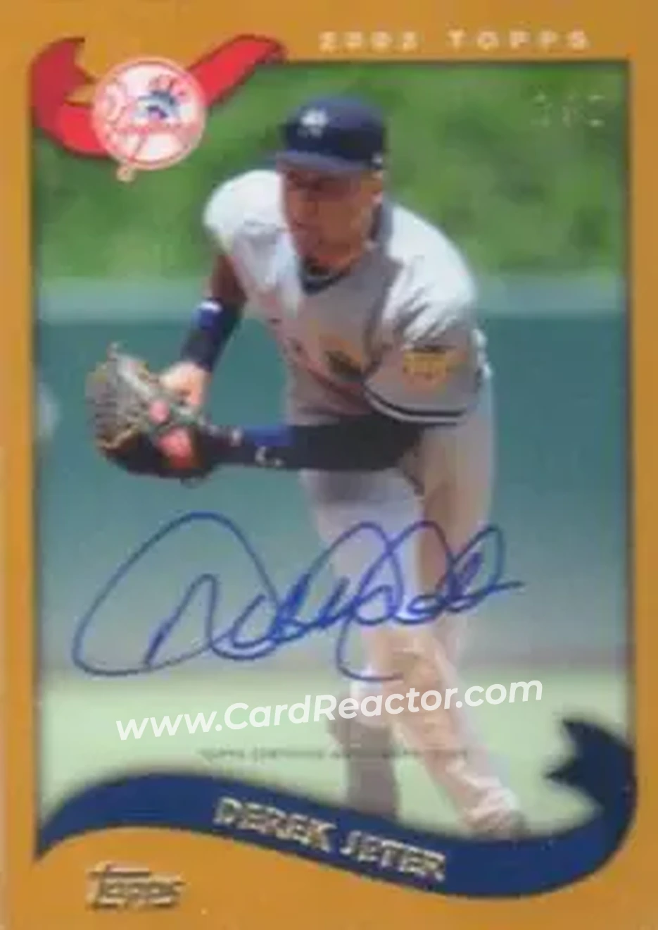 2019 Topps Transcendent Collection - Derek Jeter Through the Years Autographs #DJ-2002 - Derek Jeter - New York Yankees - Front
