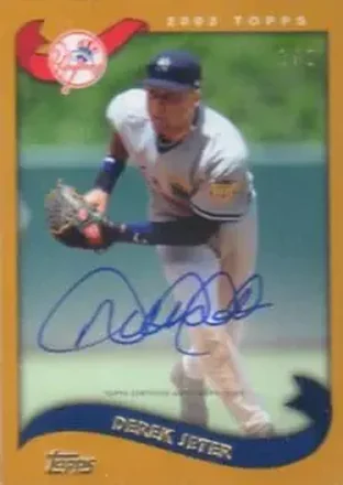 2019 Topps Transcendent Collection - Derek Jeter Through the Years Autographs #DJ-2002 - Derek Jeter - New York Yankees