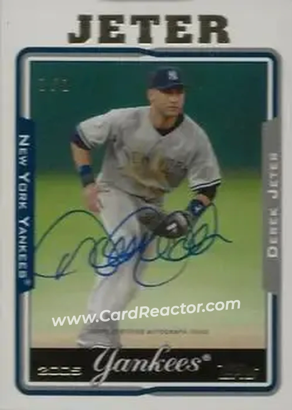 2019 Topps Transcendent Collection - Derek Jeter Through the Years Autographs #DJ-2005 - Derek Jeter - New York Yankees - Front