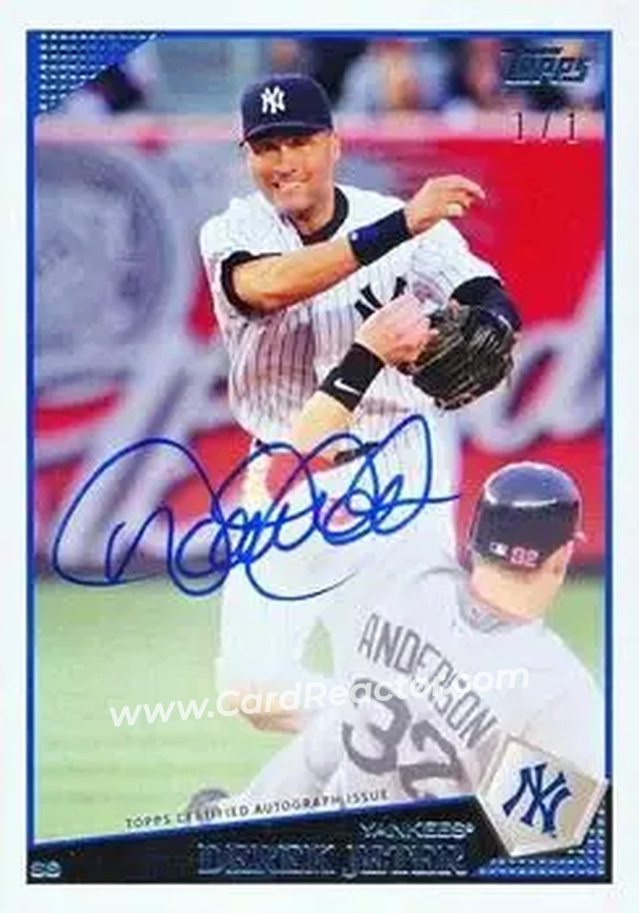 2019 Topps Transcendent Collection - Derek Jeter Through the Years Autographs #DJ-2009 - Derek Jeter - New York Yankees - Front