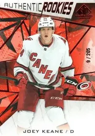 2021-22 SP Game Used - Red Fragment #163 - Joey Keane - Carolina Hurricanes