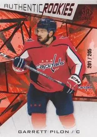 2021-22 SP Game Used - Red Fragment #173 - Garrett Pilon - Washington Capitals