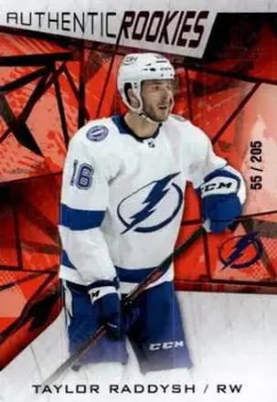 2021-22 SP Game Used - Red Fragment #198 - Taylor Raddysh - Tampa Bay Lightning