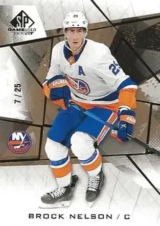 2021-22 SP Game Used - Gold Fragment #39 - Brock Nelson - New York Islanders