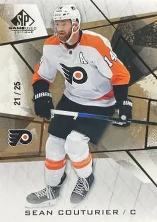 2021-22 SP Game Used - Gold Fragment #58 - Sean Couturier - Philadelphia Flyers