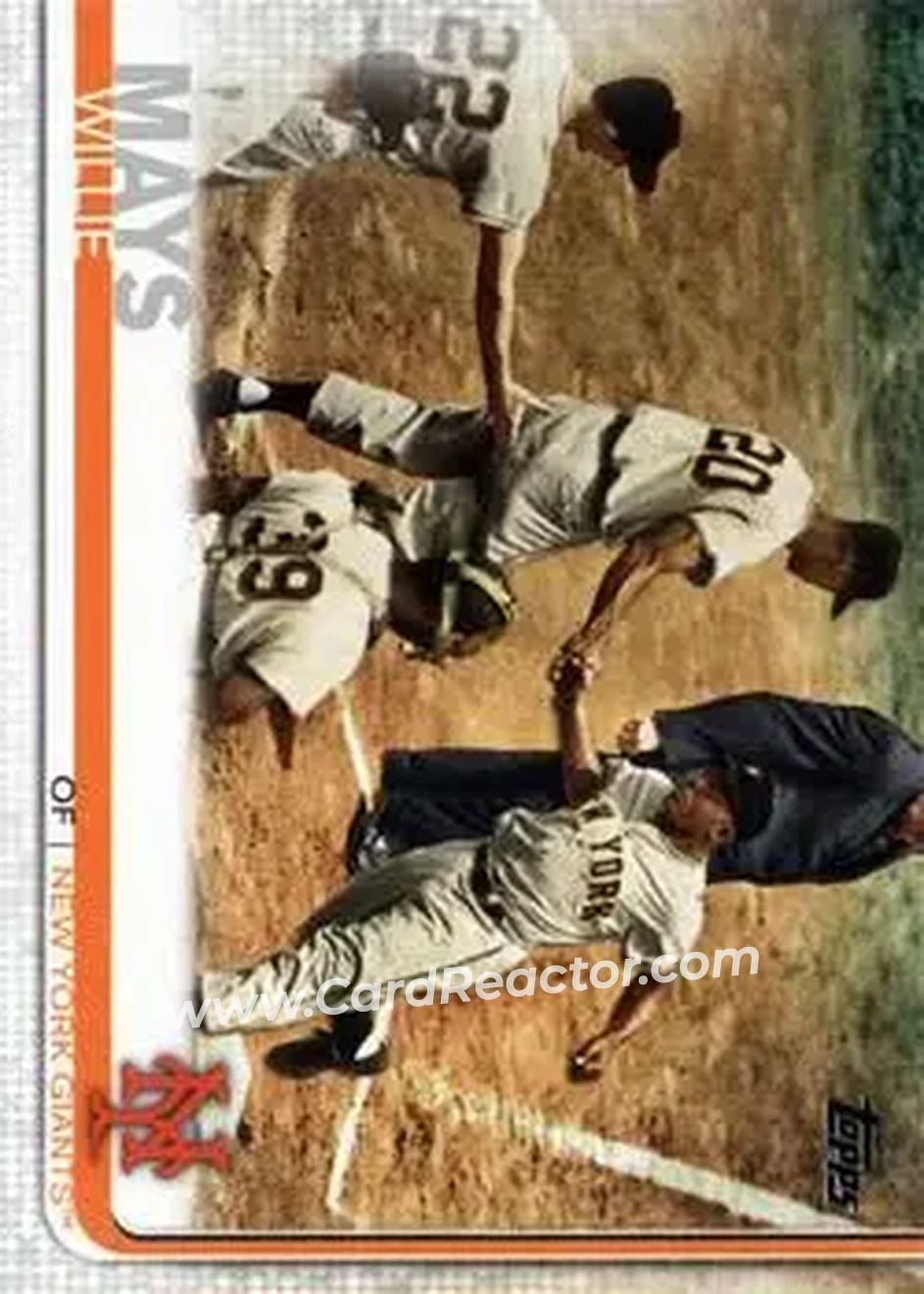 2019 Topps Update #US21b - Willie Mays - New York Giants - Front