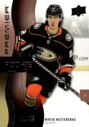 2023-24 Upper Deck Premier - Rose Gold #133 - Nikita Nesterenko - Anaheim Ducks