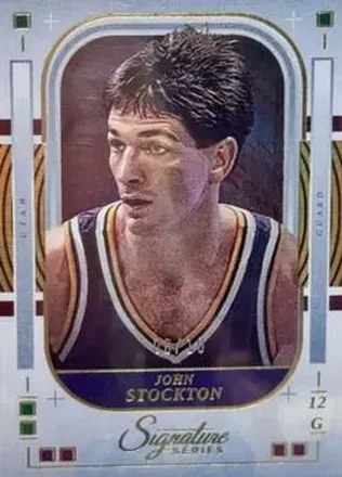2025-26 Panini Signature Series - Gold #70 - John Stockton - Utah Jazz