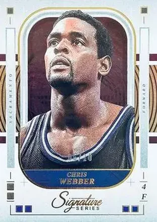 2025-26 Panini Signature Series - Gold #95 - Chris Webber - Sacramento Kings
