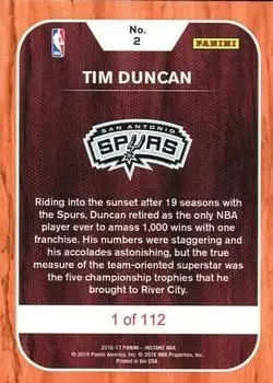 Back of Tim Duncan