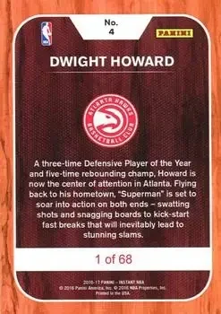 Back of Dwight Howard