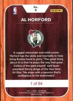 Back of Al Horford