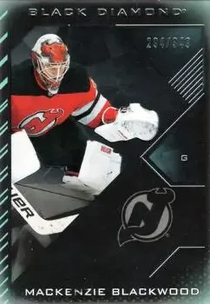 2021-22 Upper Deck Black Diamond #BDB-MB - Mackenzie Blackwood - New Jersey Devils