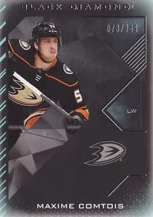2021-22 Upper Deck Black Diamond #BDB-MC - Maxime Comtois - Anaheim Ducks