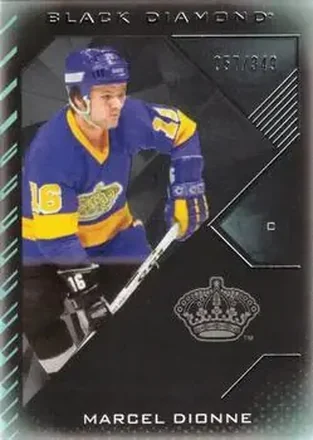 2021-22 Upper Deck Black Diamond #BDB-MD - Marcel Dionne - Los Angeles Kings