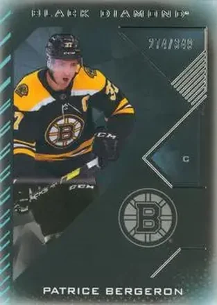 2021-22 Upper Deck Black Diamond #BDB-PB - Patrice Bergeron - Boston Bruins