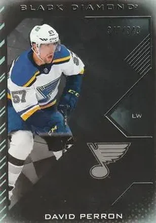 2021-22 Upper Deck Black Diamond #BDB-PE - David Perron - St. Louis Blues