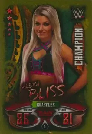 2018 Topps India Slam Attax WWE Live #1 - Alexa Bliss