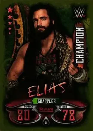 2018 Topps India Slam Attax WWE Live #5 - Elias