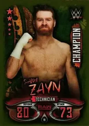2018 Topps India Slam Attax WWE Live #11 - Sami Zayn