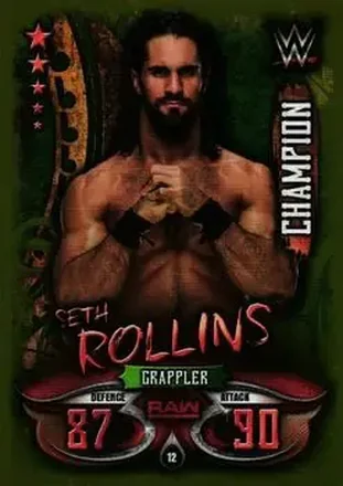 2018 Topps India Slam Attax WWE Live #12 - Seth "Freakin" Rollins