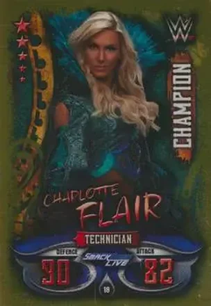 2018 Topps India Slam Attax WWE Live #18 - Charlotte Flair