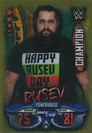 2018 Topps India Slam Attax WWE Live #21 - Miro