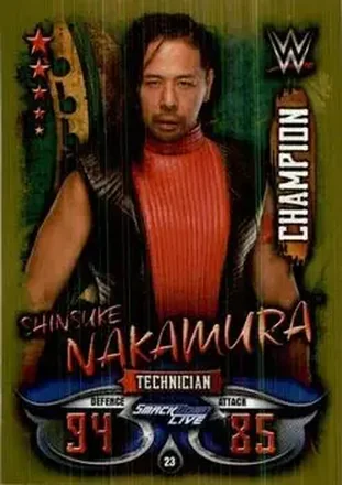 2018 Topps India Slam Attax WWE Live #23 - Shinsuke Nakamura
