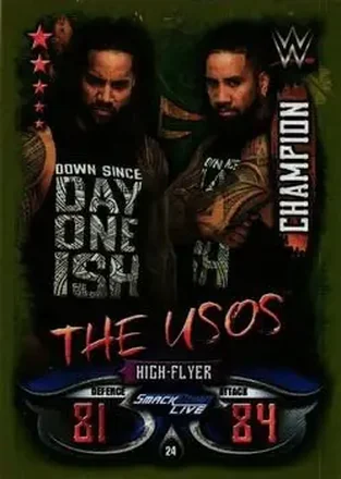2018 Topps India Slam Attax WWE Live #24 - The Usos