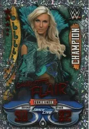 2018 Topps Slam Attax WWE Live #18 - Charlotte Flair