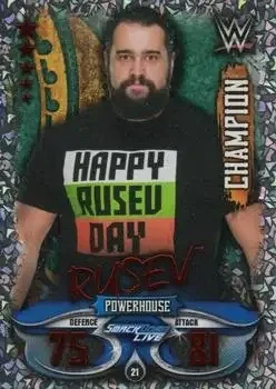 2018 Topps Slam Attax WWE Live feature card
