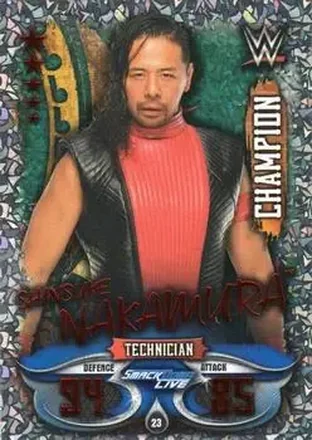 2018 Topps Slam Attax WWE Live #23 - Shinsuke Nakamura