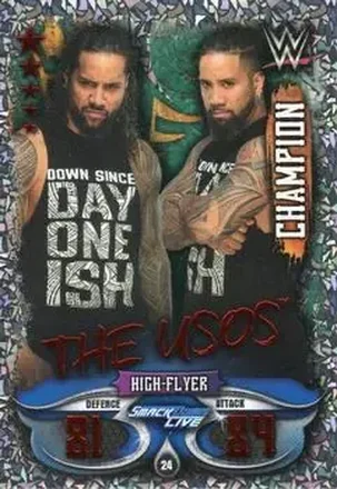 2018 Topps Slam Attax WWE Live #24 - The Usos