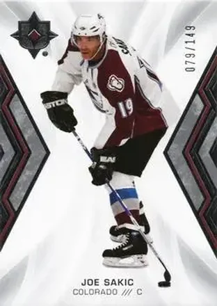 2021-22 Upper Deck Ultimate Collection #98 - Joe Sakic - Colorado Avalanche