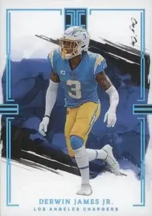 2023 Panini Impeccable - Platinum #57 - Derwin James Jr. - Los Angeles Chargers