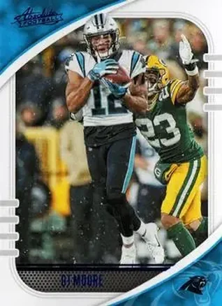 2020 Panini Absolute - Blue #19 - DJ Moore - Carolina Panthers
