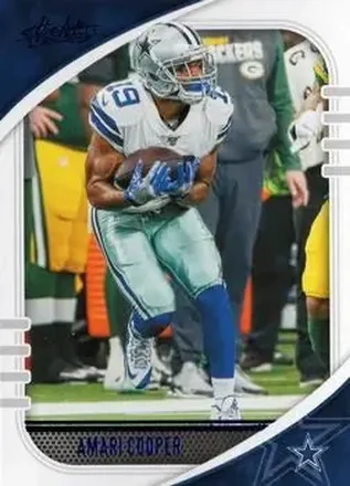 2020 Panini Absolute - Blue #50 - Amari Cooper - Dallas Cowboys