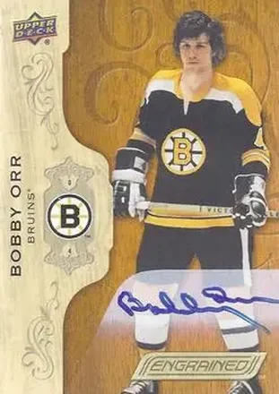 2018-19 Upper Deck Engrained - Autographs #33 - Bobby Orr - Boston Bruins