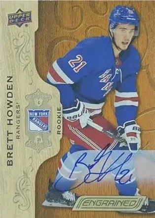 2018-19 Upper Deck Engrained - Autographs #59 - Brett Howden - New York Rangers