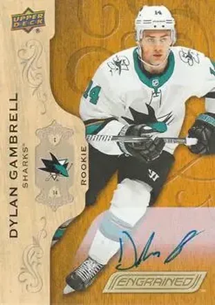 2018-19 Upper Deck Engrained - Autographs #64 - Dylan Gambrell - San Jose Sharks