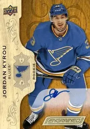 2018-19 Upper Deck Engrained - Autographs #79 - Jordan Kyrou - St. Louis Blues
