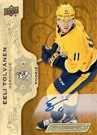 2018-19 Upper Deck Engrained - Autographs #90 - Eeli Tolvanen - Nashville Predators