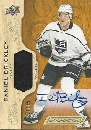 2018-19 Upper Deck Engrained - Autographs Premium Memorabilia #69 - Daniel Brickley - Los Angeles Kings