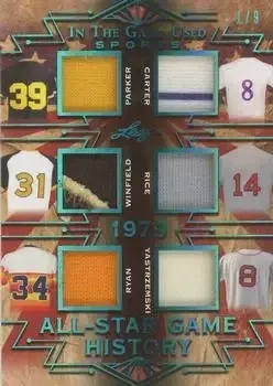 2019 Leaf In the Game Used feature card